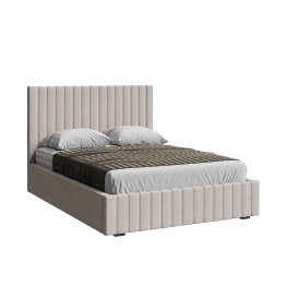 Кровать односпальная Болонья велюр 90х200 см