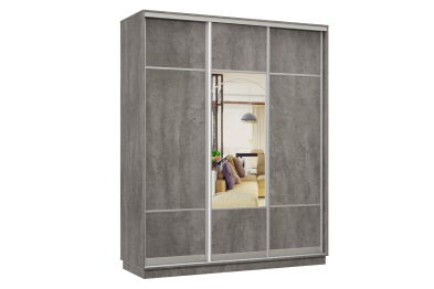 Шкаф-купе Премьер Лайт 21 (08;05;08) трехдверный