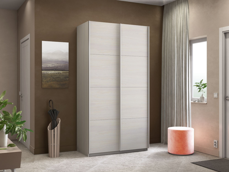 Шкафы-купе 2-х дверные, Шкаф Прайм дуо ДСП/ДСП 2300 х 1200 х 570