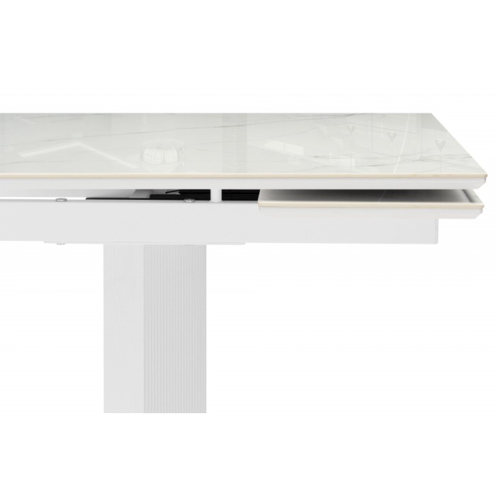 Обеденные столы, Керамический стол Монерон (белый)