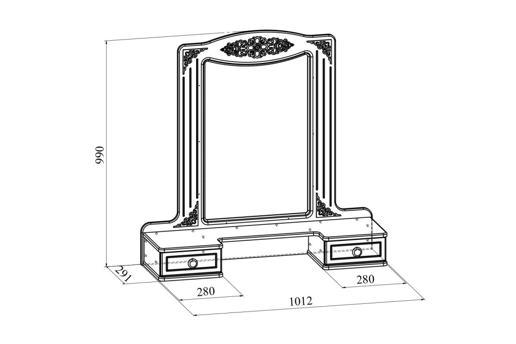 Журнальные столики, Стол Ассоль АС-36