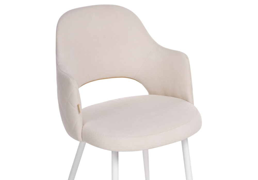 Стулья, Стул Гутрид прошивка ромбы сзади (Белый)