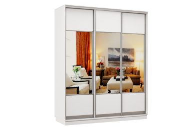 Шкаф-купе Премьер Лайт 36 (05;05;05) трехдверный