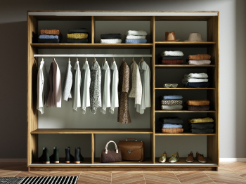 Шкаф-купе Экспресс 3-х дверный Фотопечать Калейдоскоп Стекла 180х60х240