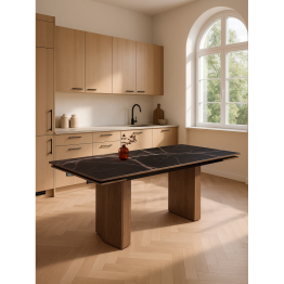 Стеклянный стол Монерон 200(260)х100х77