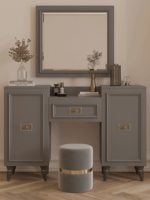 Туалетные столики, Туалетный столик Валенсия (1335х420х900) (золото)