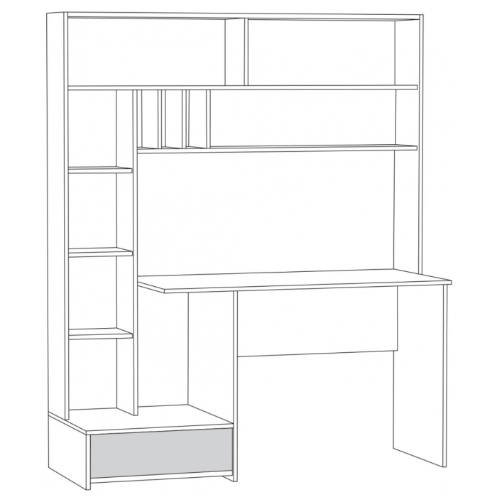 Прямые компьютерные столы, Стол компьютерный Лайт 03.243