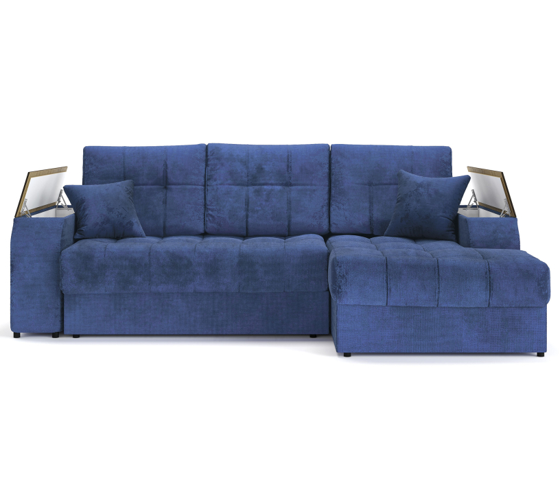 Диваны угловые в гостиную, Угловой диван-кровать Лас-Вегас правый, шенилл