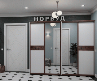 Норвуд 303 Шкаф-купе 2-дв (в2125*ш1234*г450)
