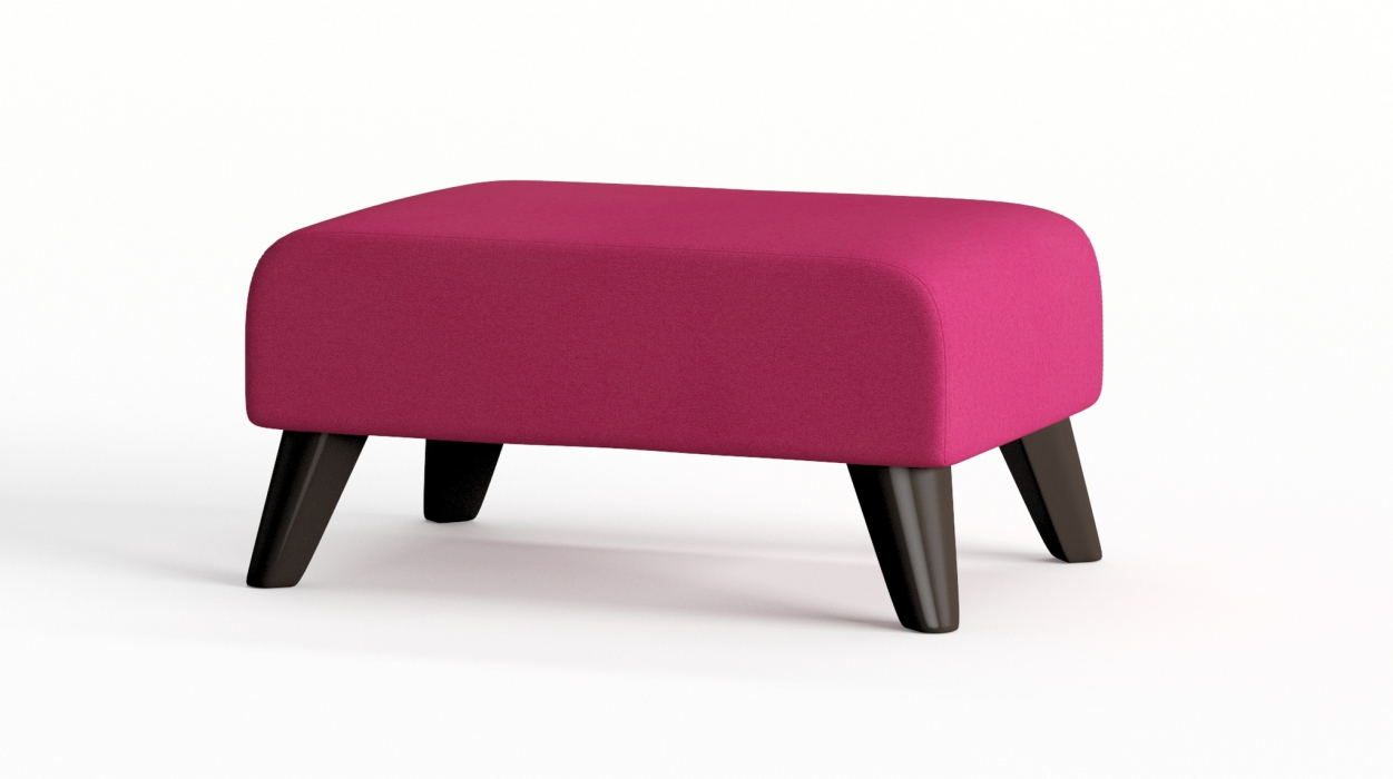 Пуф в прихожую, Пуф Барон на ножках, велюр