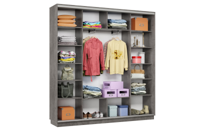 Шкаф-купе Премьер Лайт 33 (08;11;08) трехдверный