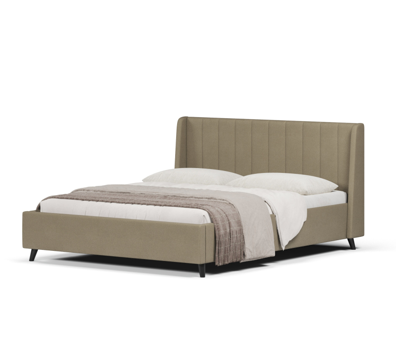 Мягкая кровать, Кровать Милла 140, велюр