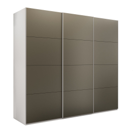 Шкаф-купе Эста 3-х дверный Стекла хаки/Доводчик 240х66х240