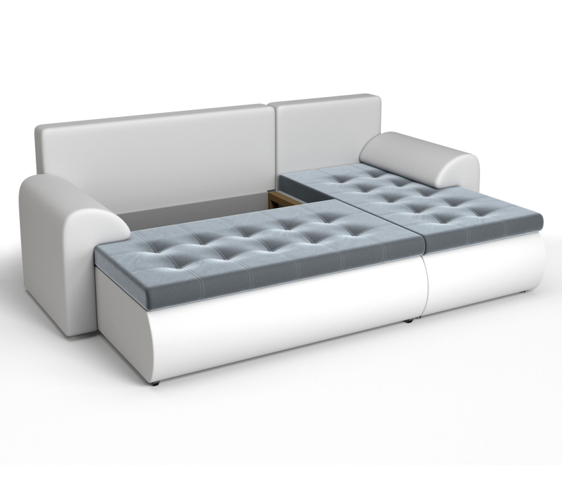 Диваны угловые в гостиную, Угловой диван Ванкувер правый, экокожа /велюр