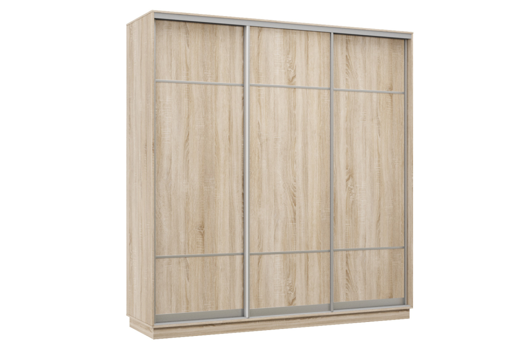 Шкафы-купе 3-х дверные, Шкаф-купе Премьер Лайт 25 (08;08;08) трехдверный