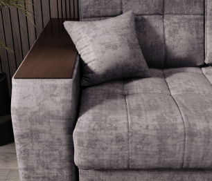 Угловой диван-кровать Лас-Вегас правый, шенилл