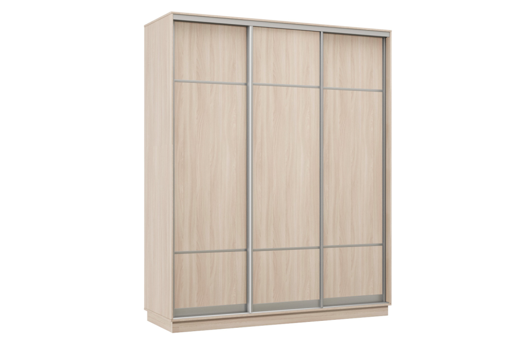 Шкафы-купе 3-х дверные, Шкаф-купе Премьер Лайт 43 (08;08;08) трехдверный