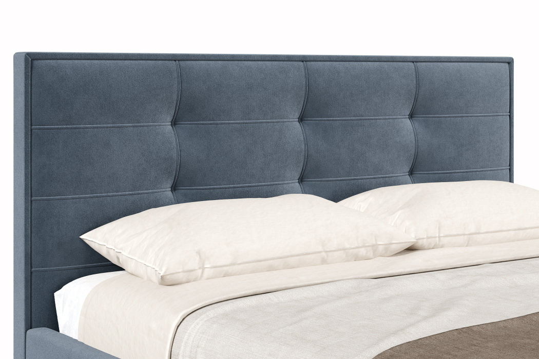 Мягкая кровать, Кровать Римини 1800 с подъёмным механизмом, велюр