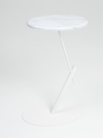 Журнальные столики, Приставной журнальный столик в стиле лофт круглый М015.6Д70