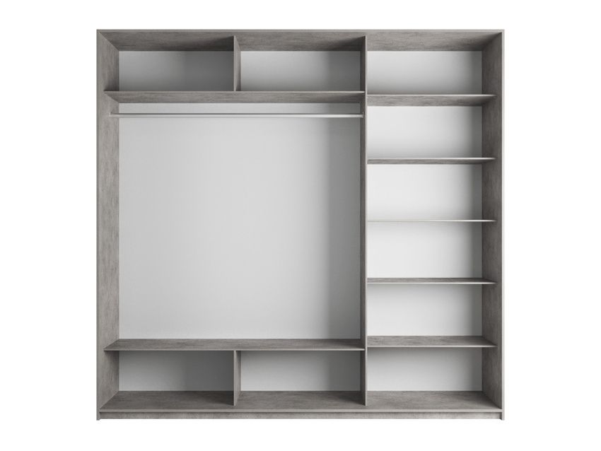 Шкафы-купе 3-х дверные, Шкаф-купе Прайм 3-х дверный Стекла хаки/ДСП/Доводчики 180х57х230