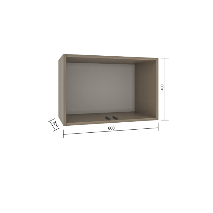 Прихожие, Антресоль 600 Прихожая Голд Бостон 