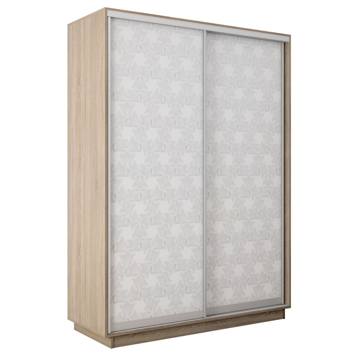 Шкафы-купе 2-х дверные, Шкаф-купе Экспресс 2-х дверный Фотопечать Калейдоскоп Стекла 120х60х220
