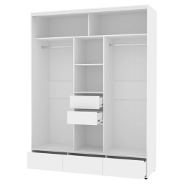 Шкаф-купе 3-дв  MOD 1800 лдсп/лдсп  (в2390*ш1800*г620)