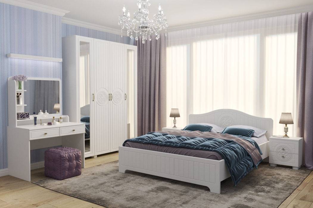 Шкафы распашные, Шкаф Монблан МБ-25К с зеркалом