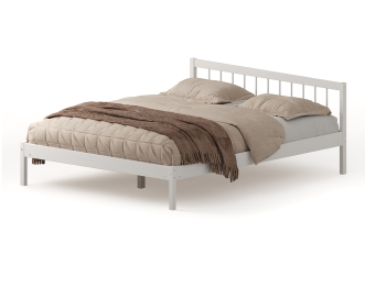 Кровать Мечта-4 120х200 деревянная белая