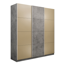 Шкаф-купе Прайм Широкий 3-х дверный Стекла фисташка/ДСП/Доводчики 240х57х230