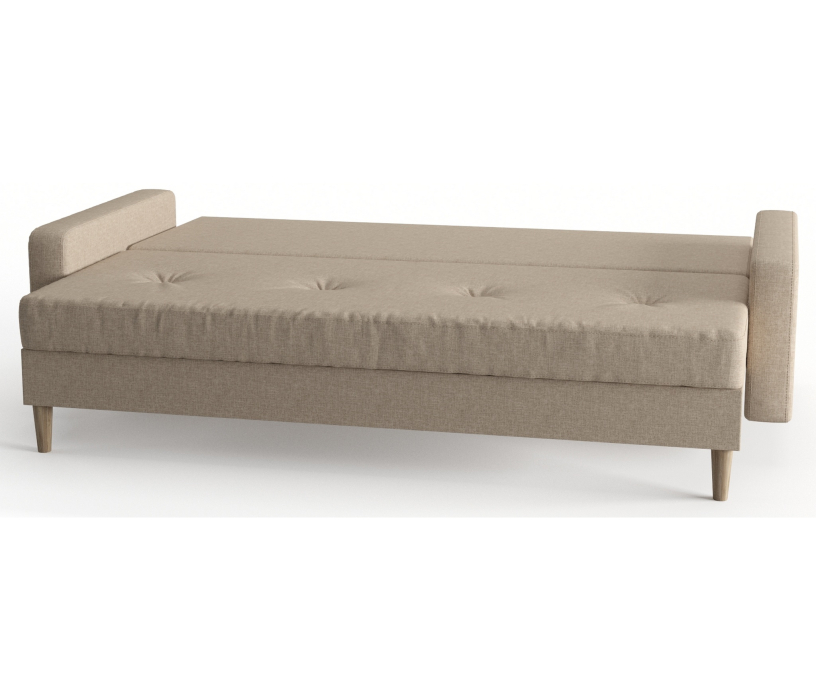 Диваны с ящиком для белья, Диван-кровать Belfast, независимый пружинный блок, рогожка