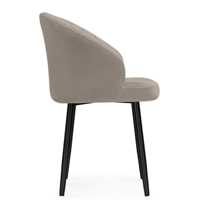 Стулья, Стул на металлокаркасе Бэнбу некрутящийся marseille (чёрный)