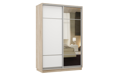 Шкаф-купе Премьер Лайт 03 Мини (08;11) двухдверный