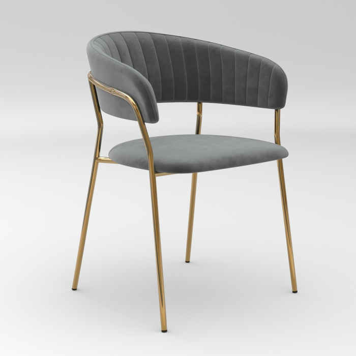 Стулья, Комплект стульев Whispered Fusion, золотой (Комплект 2 шт)