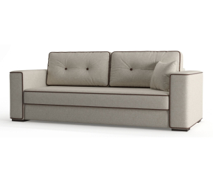 Диван-кровать Принстон, независимый пружинный блок, рогожкка