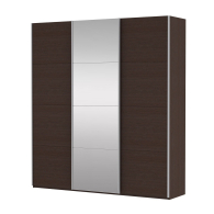 Шкафы-купе 3-х дверные, Шкаф Прайм трио 2ДСП+1зеркало 2300 х 1800 х 570