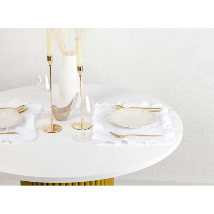 Обеденные столы, Стол Барел 110 (золотые ноги)