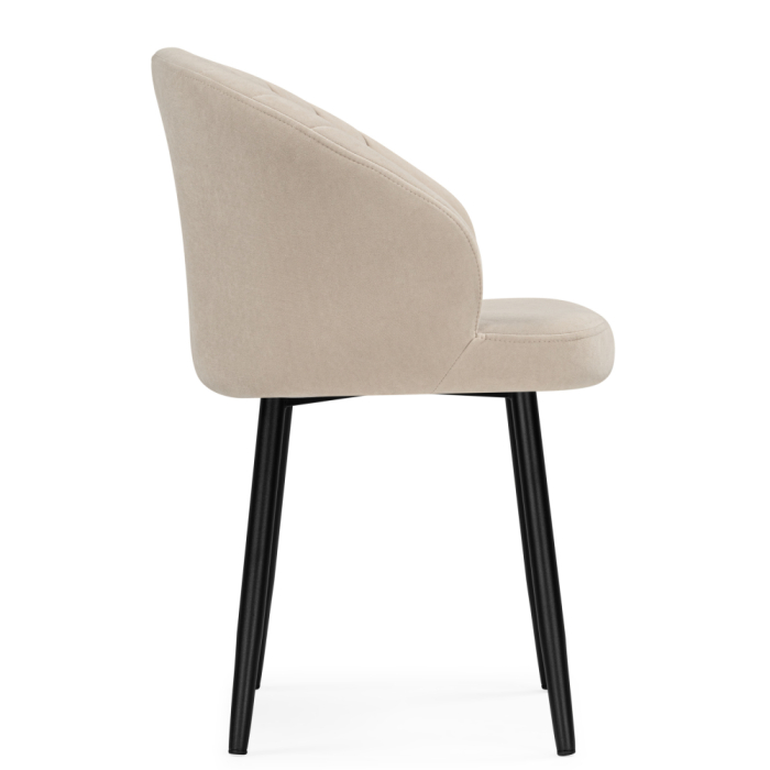 Стулья, Стул на металлокаркасе Бэнбу некрутящийся marseille (чёрный)