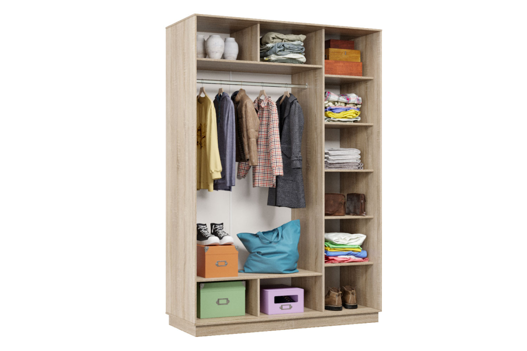 Шкафы-купе, Шкаф-купе Премьер Лайт 10 (05;05) двухдверный