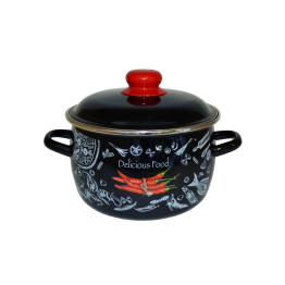 Кастрюля эмал сфер Chilli 4,0л