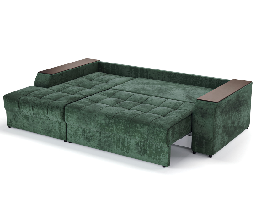 Диваны угловые в гостиную, Угловой диван-кровать Лас-Вегас левый, шенилл