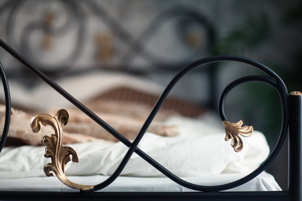 Кованые кровати, Кованая кровать Венеция 1.6 с одной спинкой