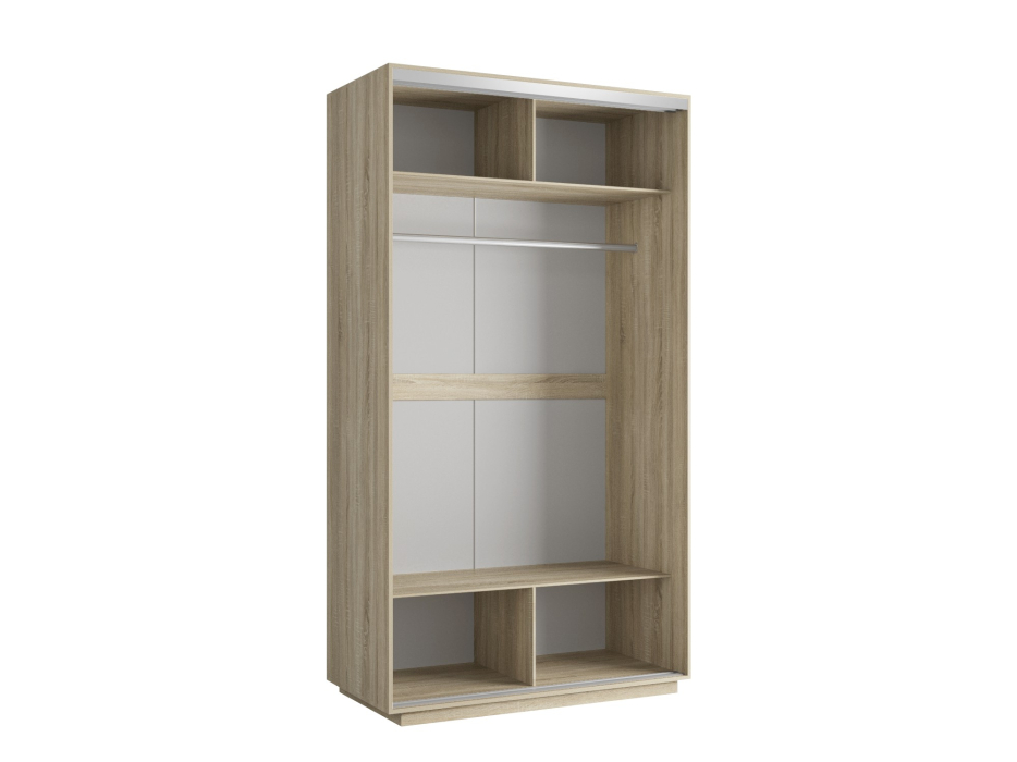 Шкафы-купе 2-х дверные, Шкаф-купе Экспресс Хит 2х дверный ДСП/Зеркало 120х60х220