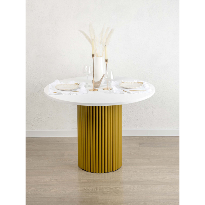 Обеденные столы, Стол Барел 110 (золотые ноги)