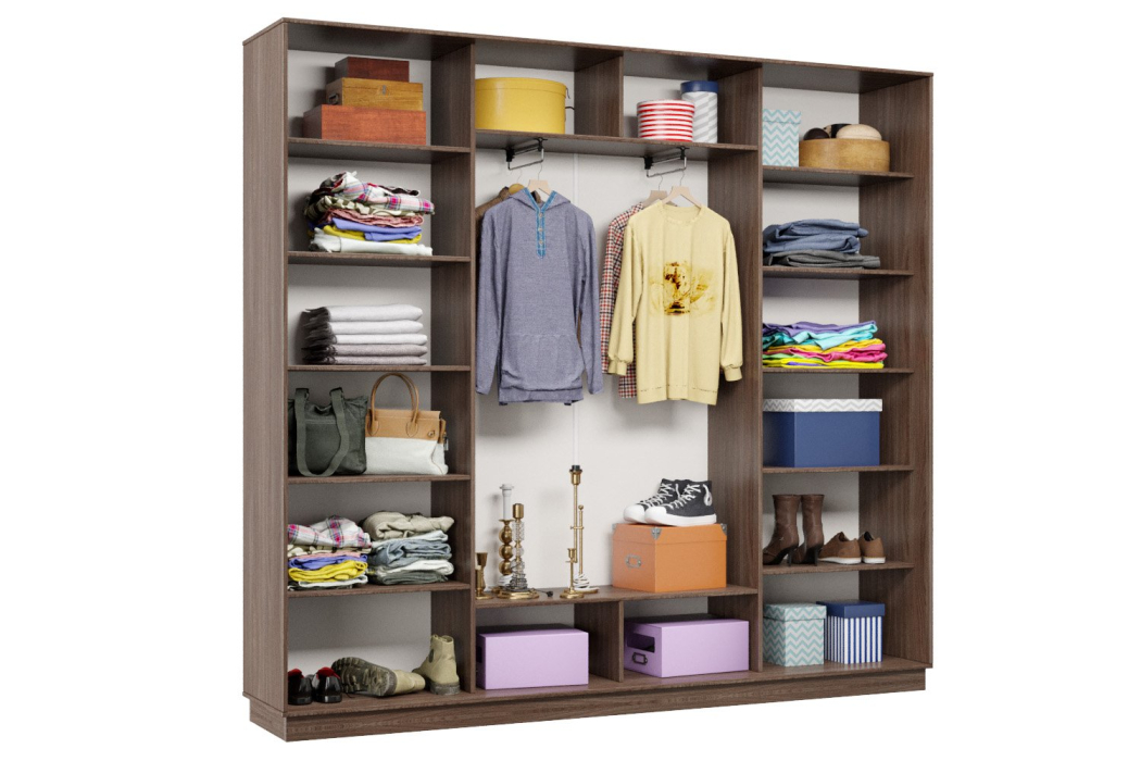 Шкафы-купе, Шкаф-купе Премьер 61 (16;16;16) трёхдверный