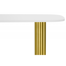 Деревянный стол Бавария 200*90 (золотые ноги)