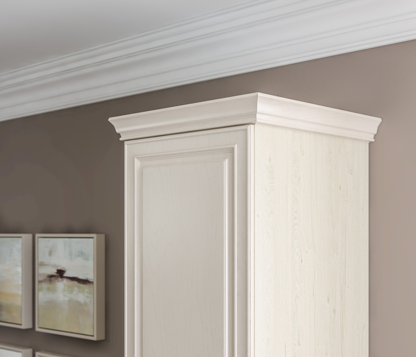 Комплектующие, Карниз 500*554 Гранд / Ливерпуль СБ-3535 МДФ Классика Светлый