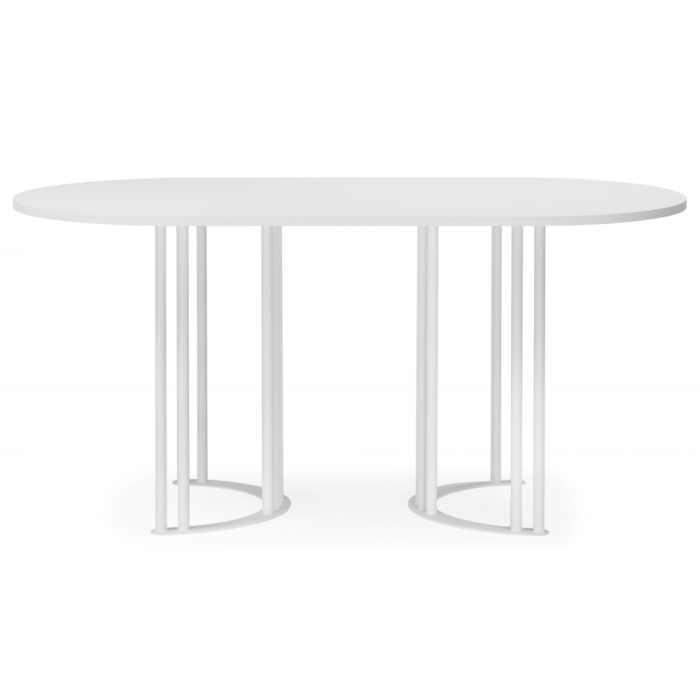 Обеденные столы, Стол Хьюго О 160 х 90 (белые ноги)