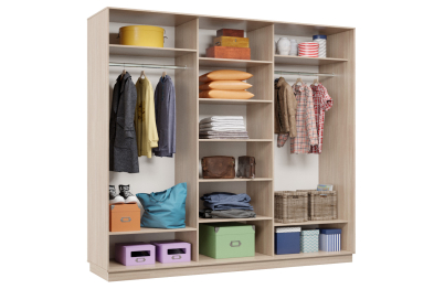 Шкаф-купе Премьер Лайт 56 (02;01;02) трехдверный