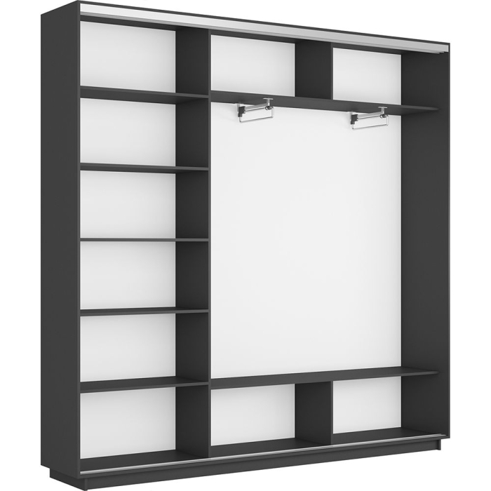 Шкафы-купе 3-х дверные, Шкаф-купе Экспресс 3-х дверный Фотопечать Шары Стекла 210х45х240